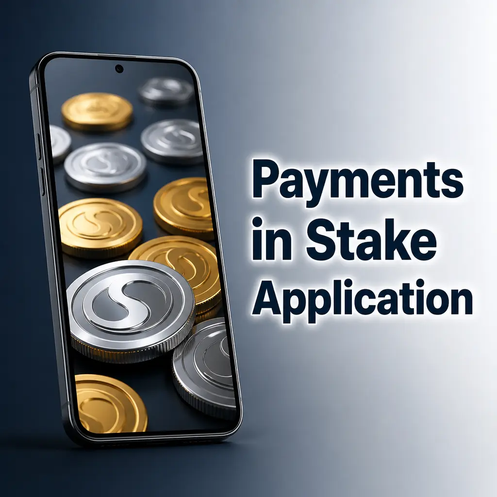 Stake app payment screen showing crypto deposit and withdrawal options with balances displayed in Naira