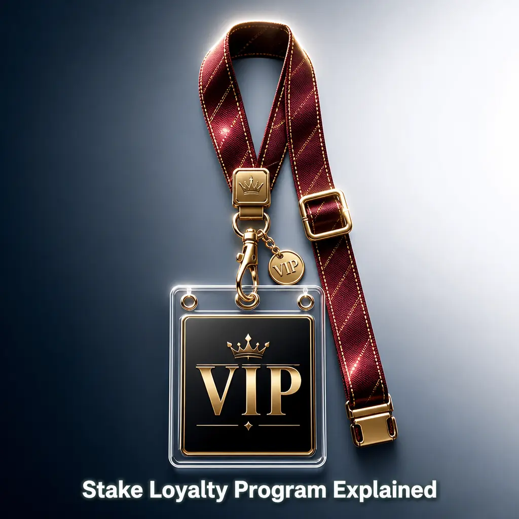 Stake Loyalty Program VIP levels chart showing Bronze to Diamond ranks, XP progress, rakeback rates, and bonus perks