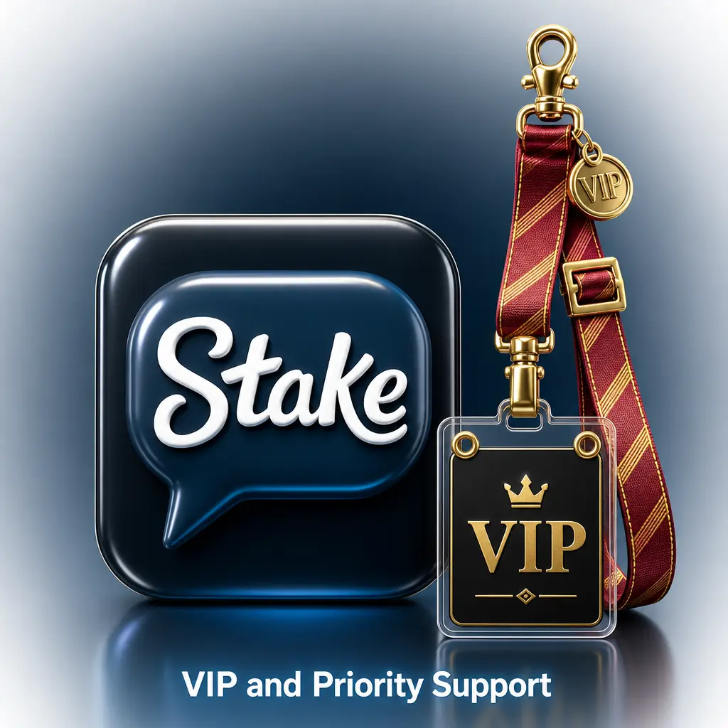 VIP players at Stake get priority support via a dedicated channel with faster response times and a personal account manager.